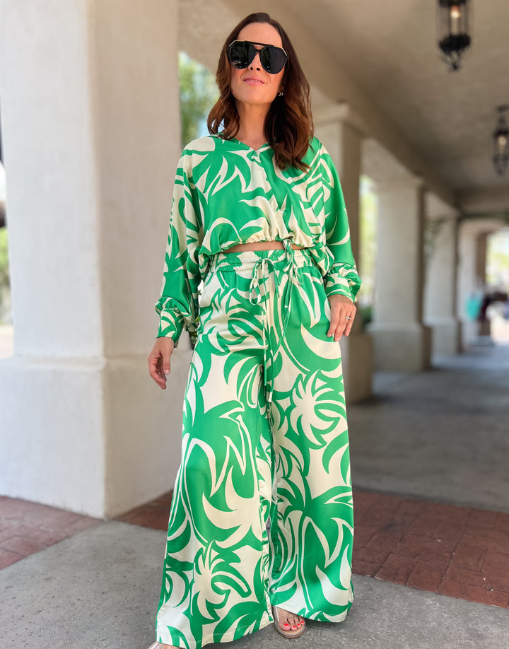 The Marisa Satin Wide Leg Pants