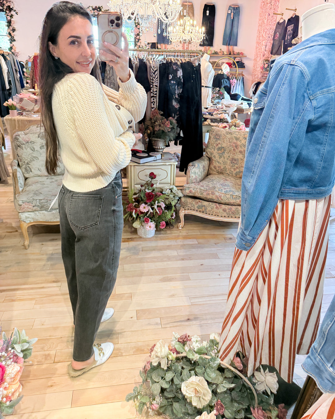 Westward Barrel Leg in Night Life Vintage by Daze Denim