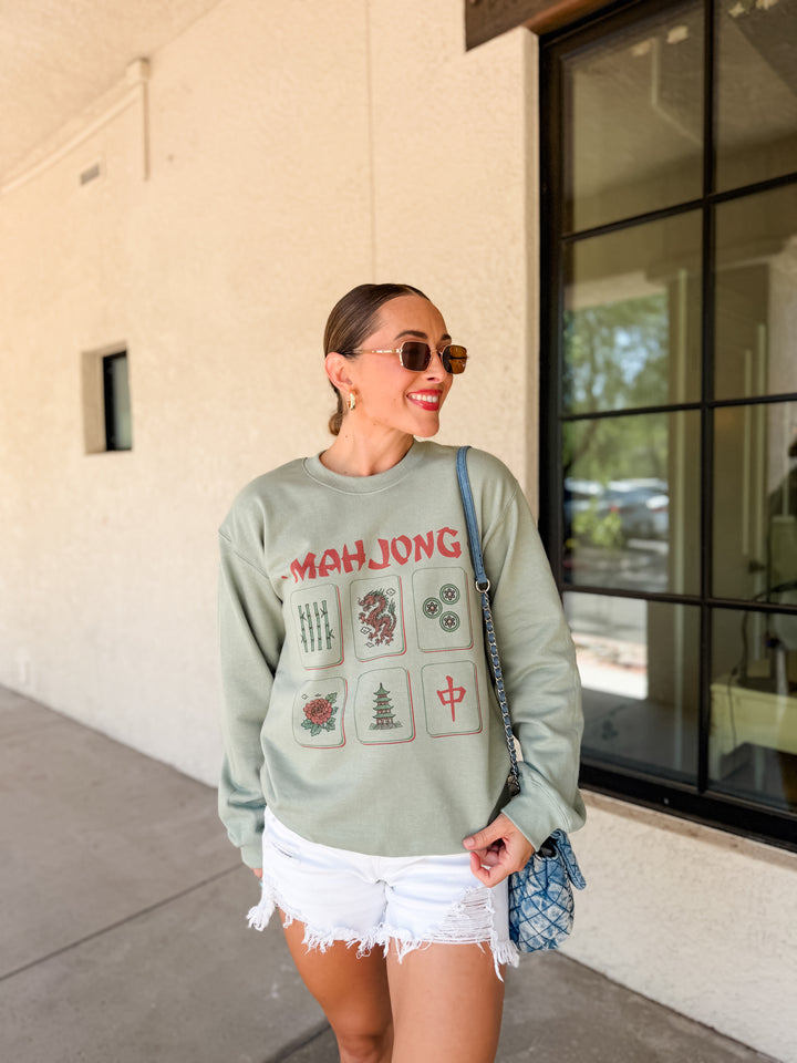 The Mahjong Graphic Sweatshirt