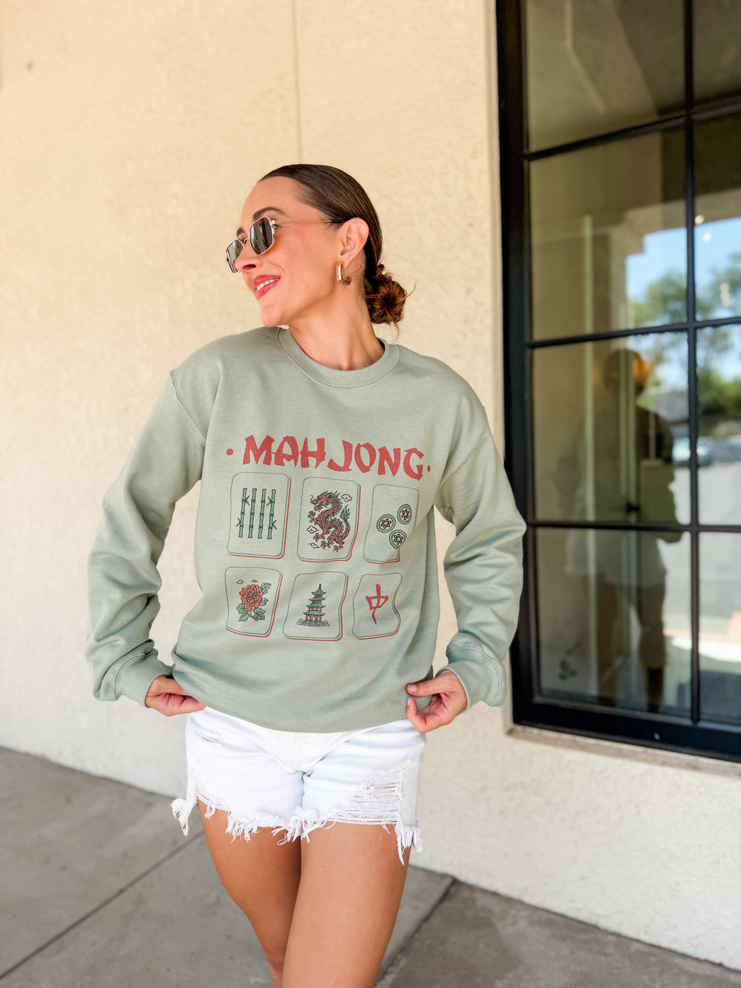 The Mahjong Graphic Sweatshirt