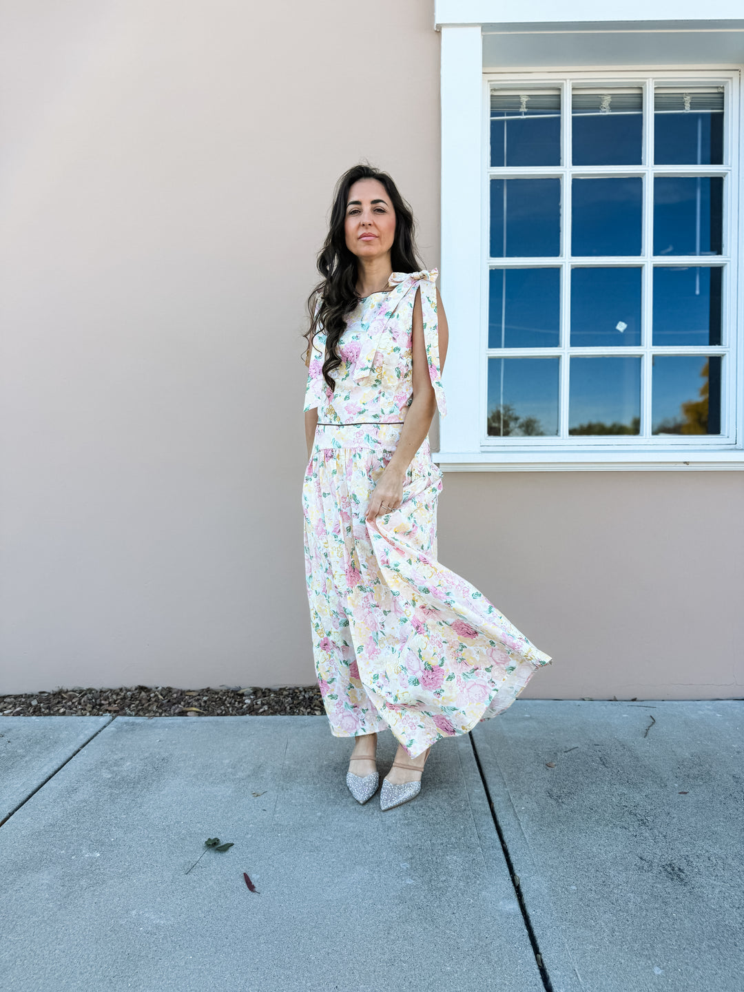 The Elegant Vintage Floral Skirt