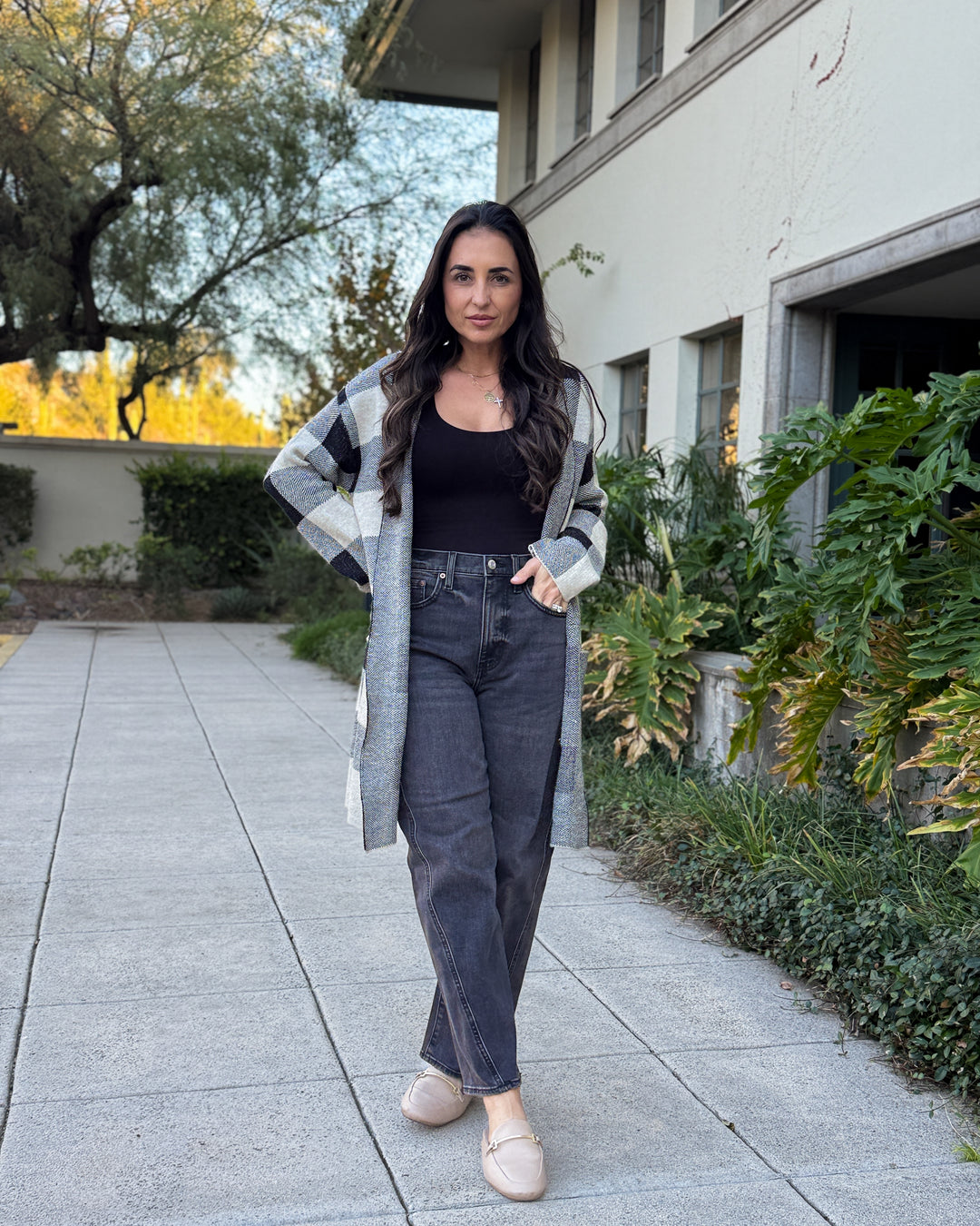 Westward Barrel Leg in Night Life Vintage by Daze Denim