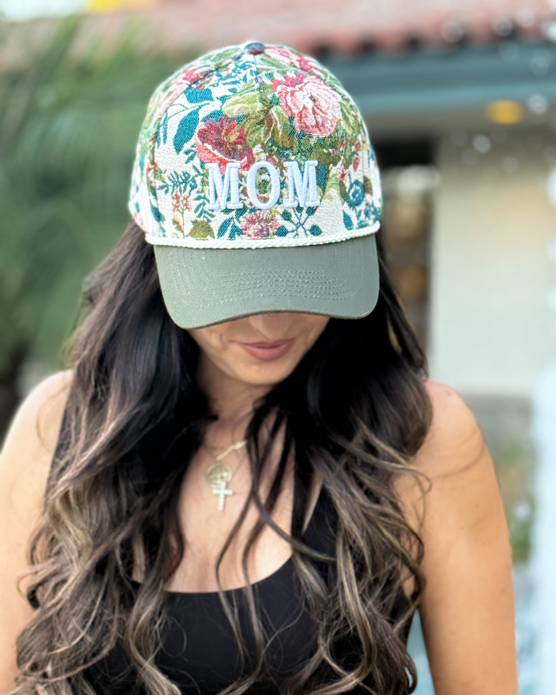 The Mom Floral Hat