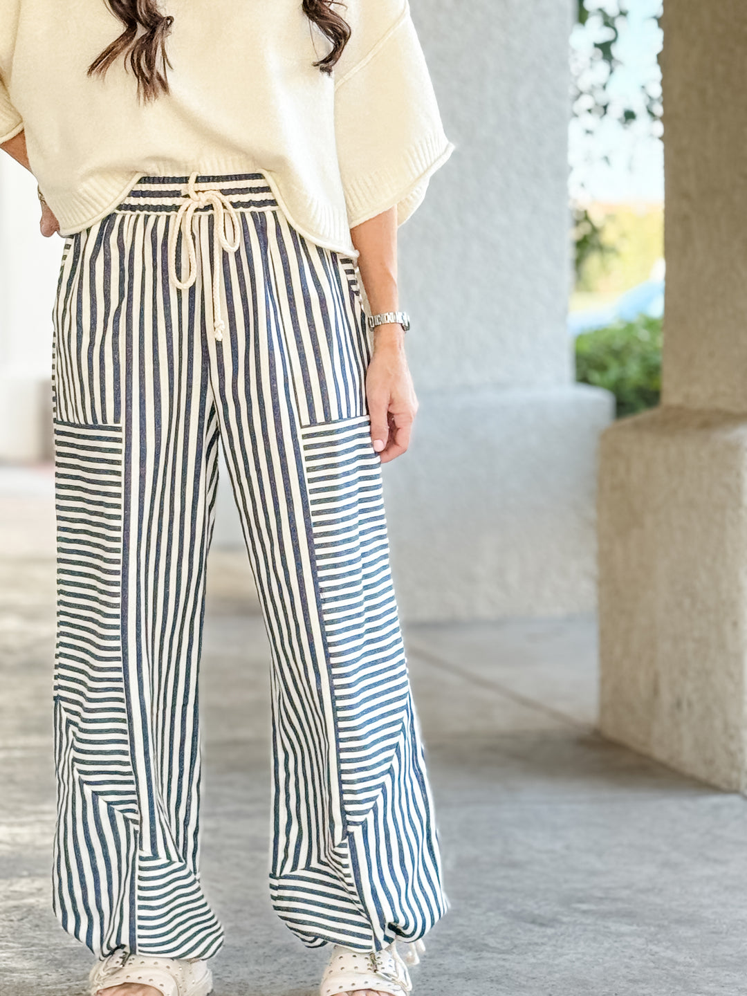 The Parker Parachute Pants - Dark Blue