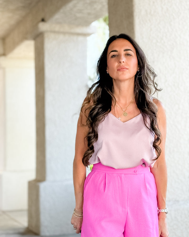 The Romy Shorts - Rose Violet