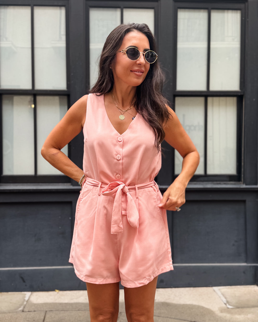 The Casual Button Down Romper