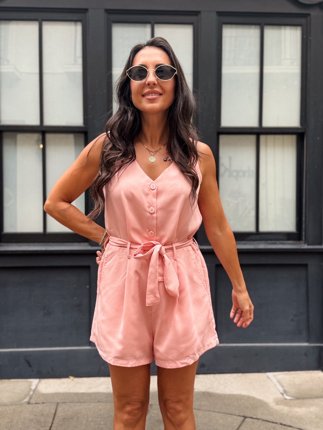 The Casual Button Down Romper