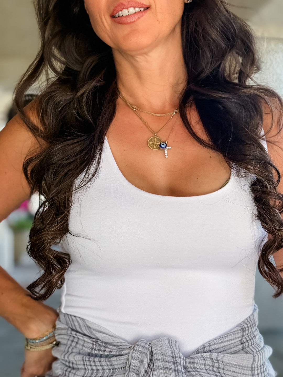 The Kate Tank - White