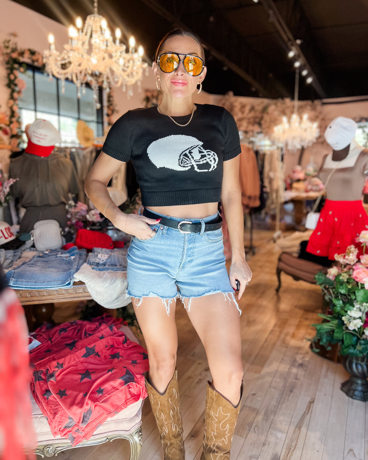 The Blair Helmet Sweater Top