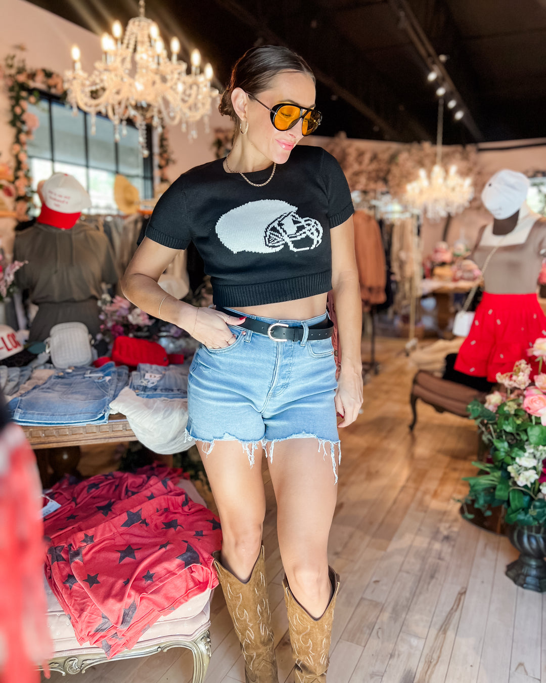 The Blair Helmet Sweater Top