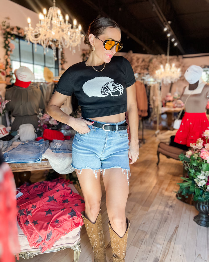 The Blair Helmet Sweater Top