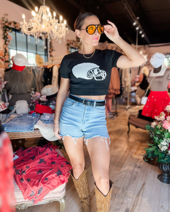 The Blair Helmet Sweater Top