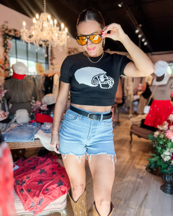 The Blair Helmet Sweater Top
