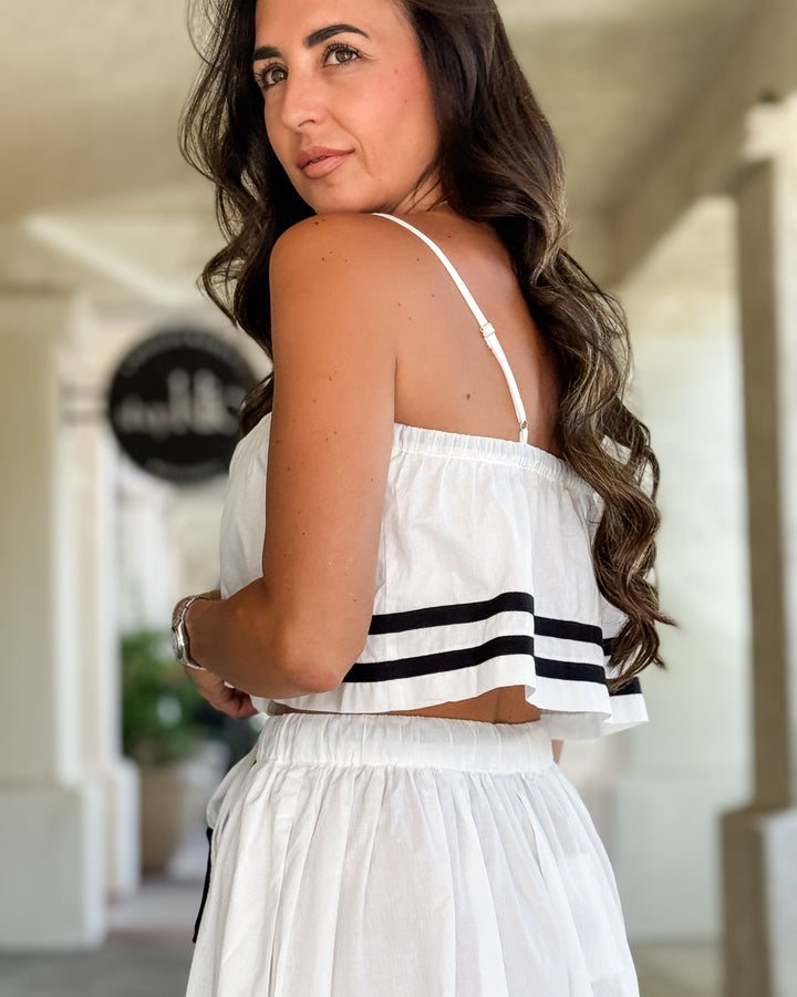The Eliza Bow Tie Top
