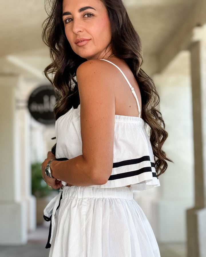 The Eliza Bow Tie Top