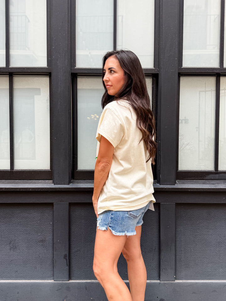 The Country Club Tennis Graphic Tee - Cream