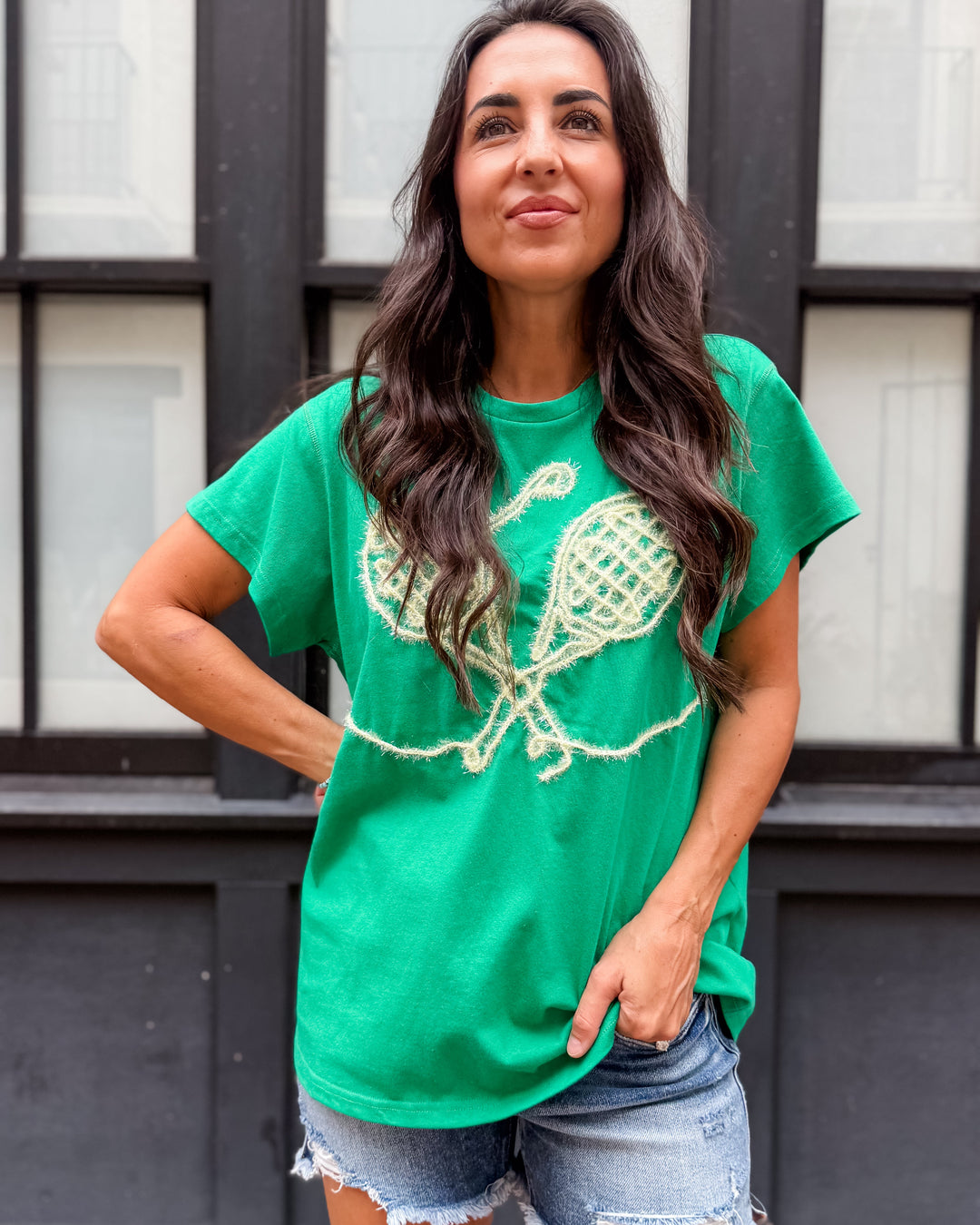 The Country Club Tennis Graphic Tee - Green
