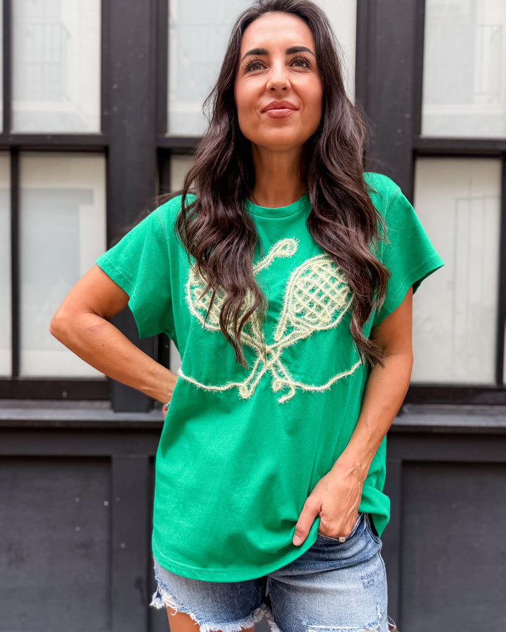 The Country Club Tennis Graphic Tee - Green