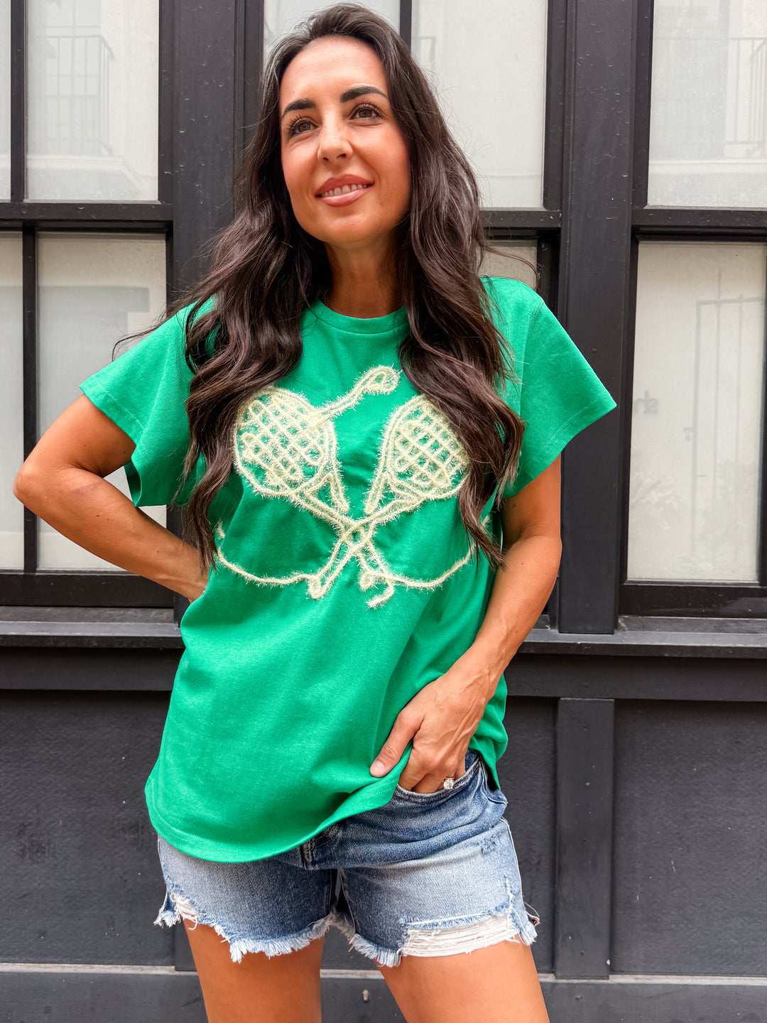 The Country Club Tennis Graphic Tee - Green