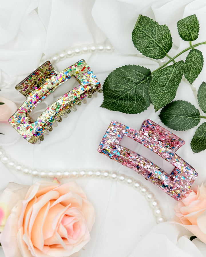 The Mila Glitter Claw Clip