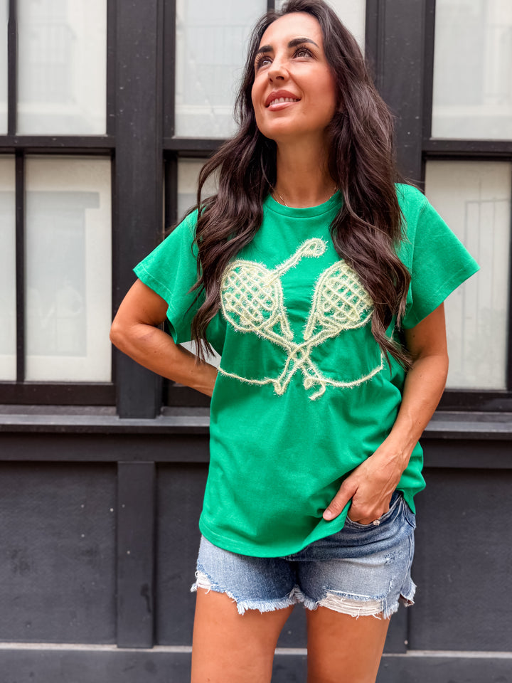 The Country Club Tennis Graphic Tee - Green