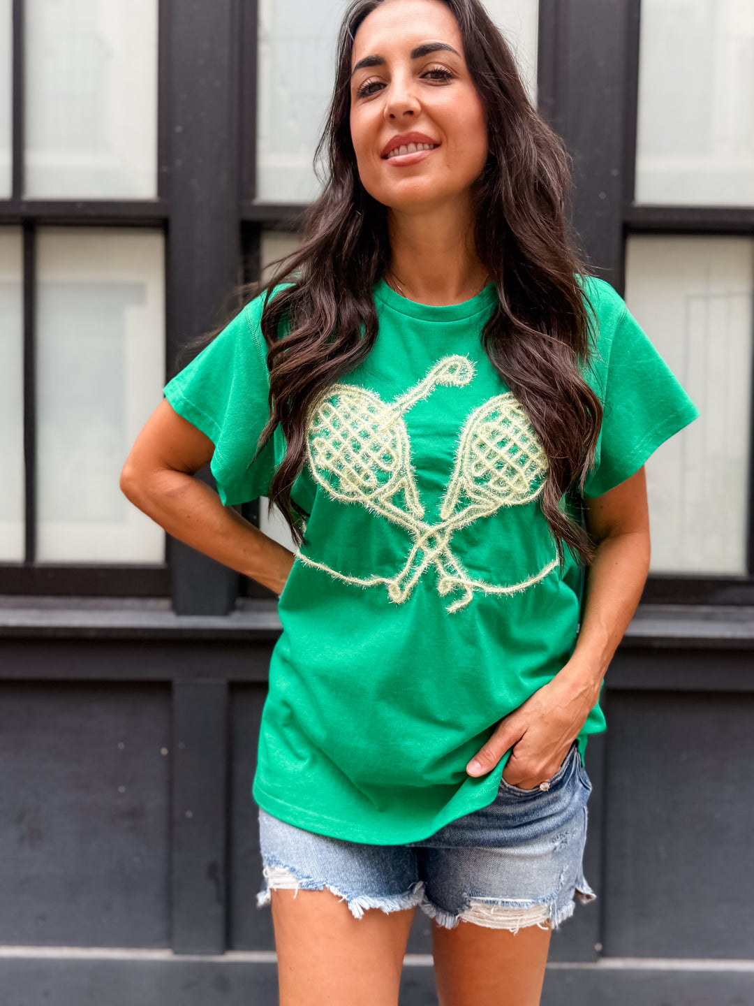 The Country Club Tennis Graphic Tee - Green