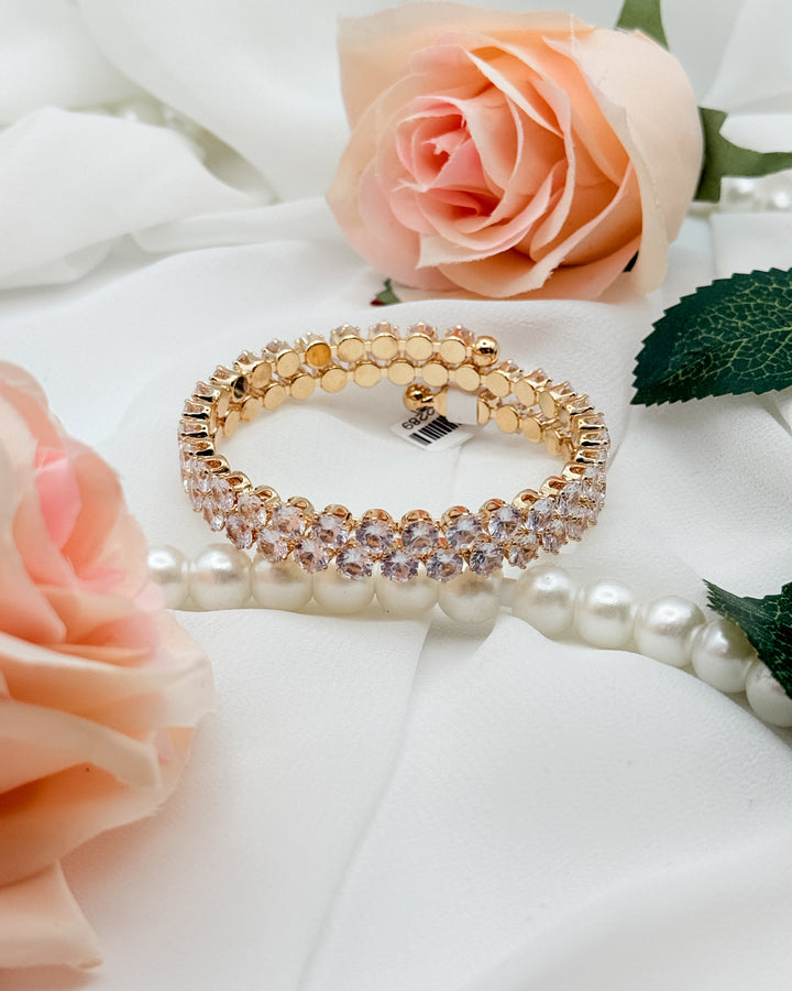 The Double Row Crystal Band