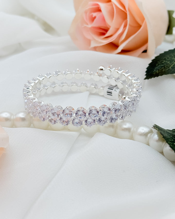 The Double Row Crystal Band