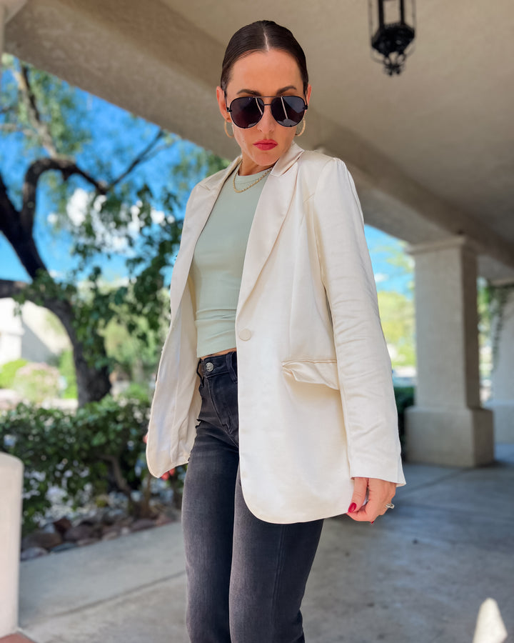 The Romette Blazer - Cream