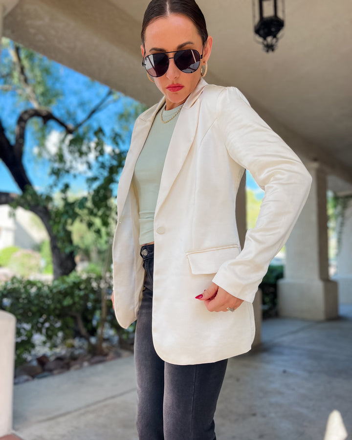 The Romette Blazer - Cream