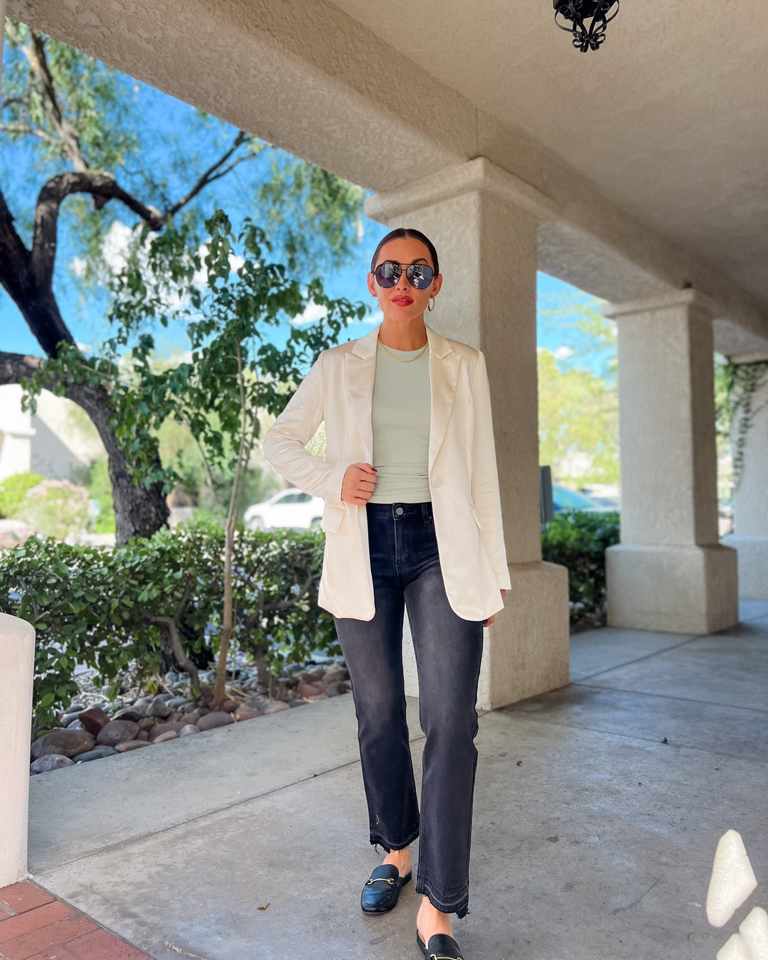 The Romette Blazer - Cream