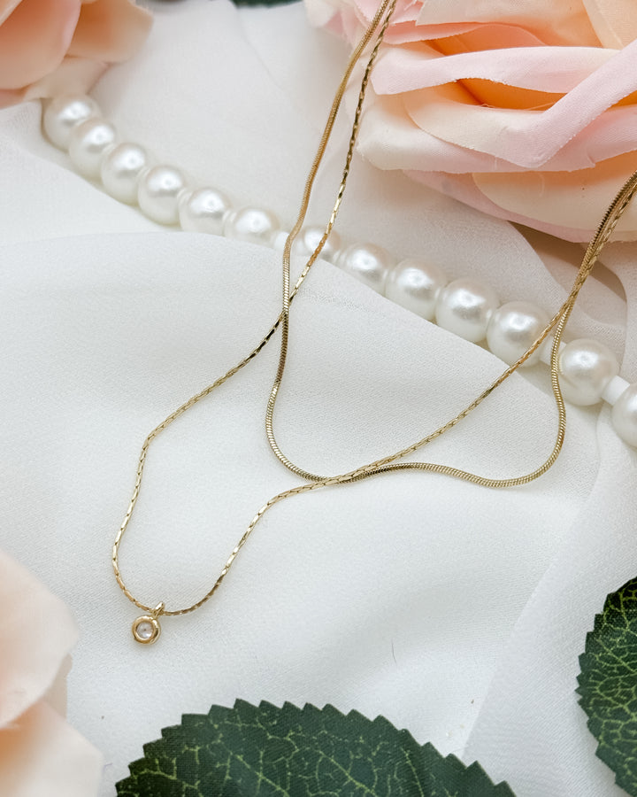 The Elle Layered Pendant Necklace