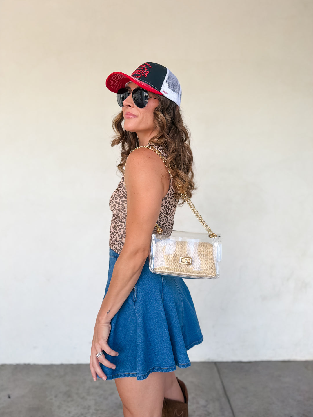 The Simone Leopard Ruched Tank