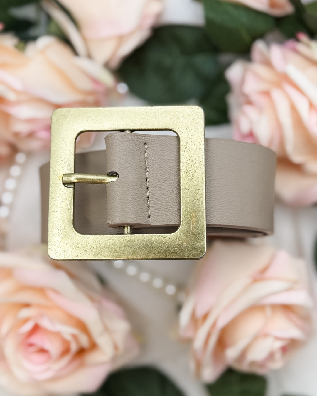 The Drew Square Buckle Belt