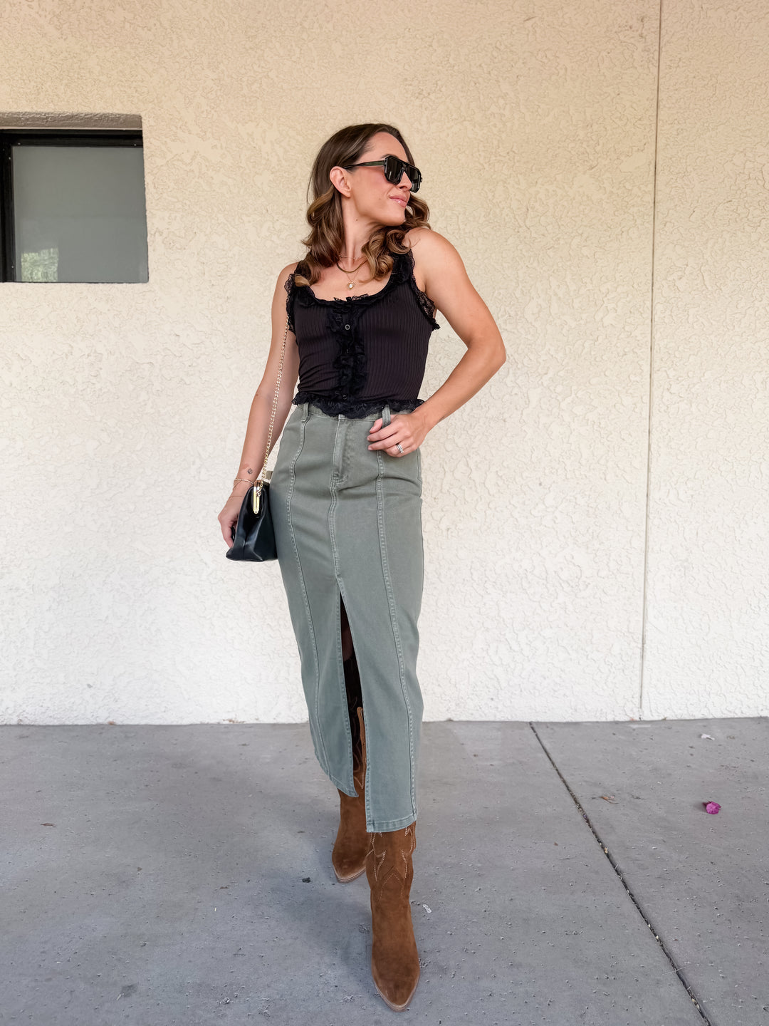 The Eloise Knit Rib Bustier Top