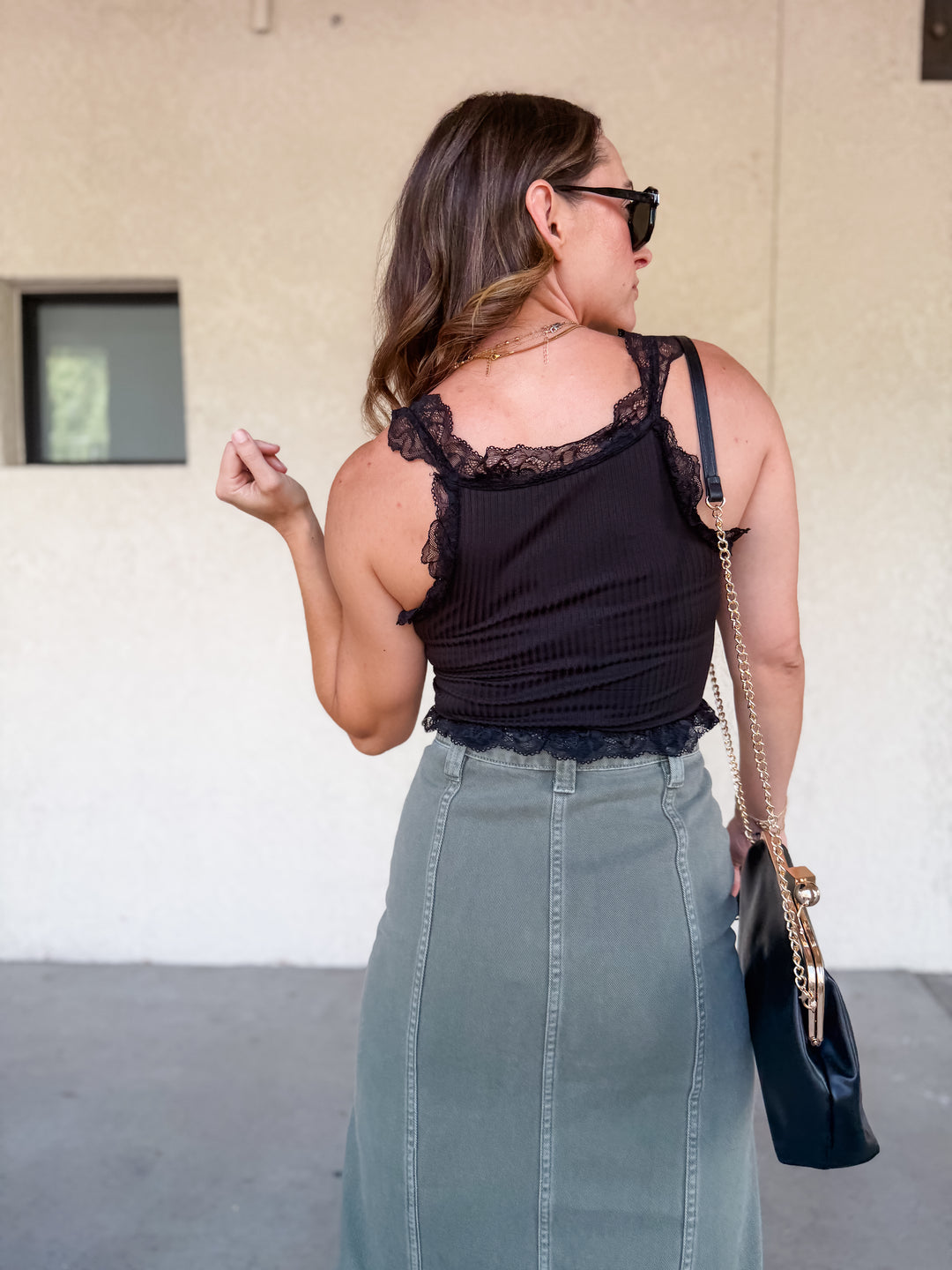 The Eloise Knit Rib Bustier Top