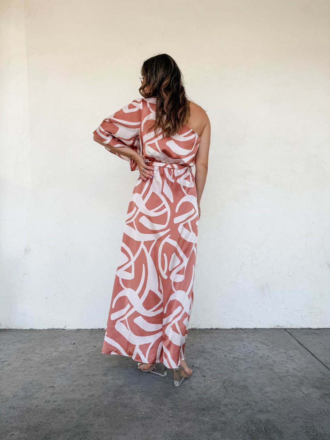 The Celeste One Shoulder Maxi Dress