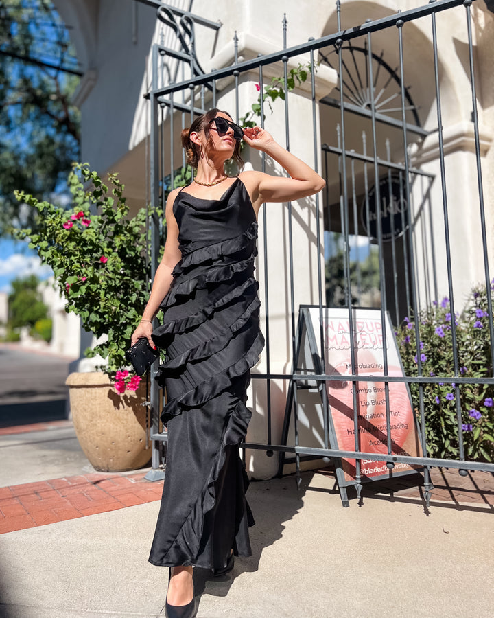 The Lucia Ruffle Tiered Maxi Dress
