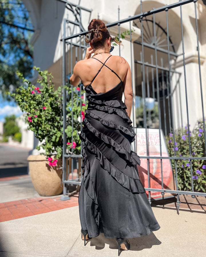The Lucia Ruffle Tiered Maxi Dress