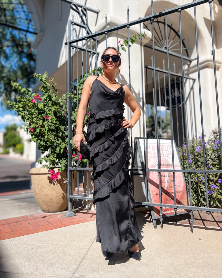 The Lucia Ruffle Tiered Maxi Dress