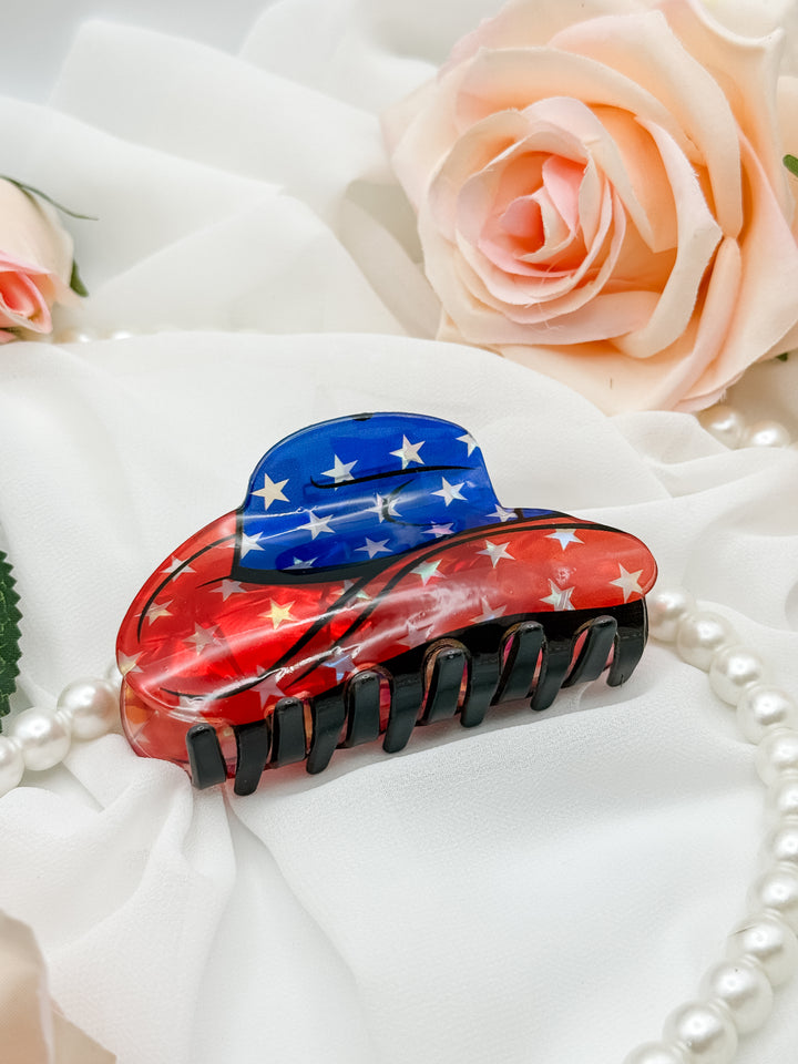 The Dallas Cowgirl Hair Clip