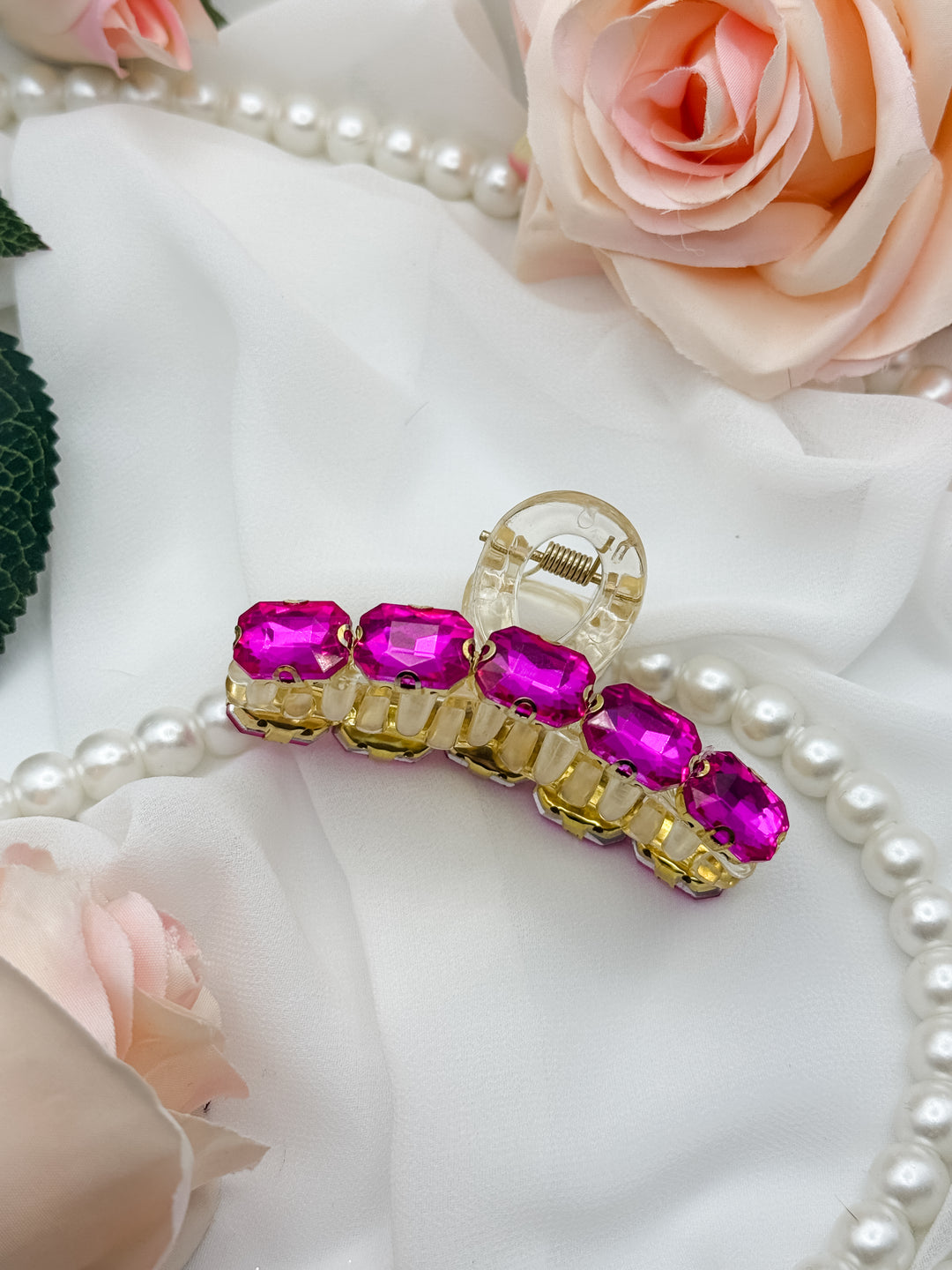 The Juliette Rhinestone Hair Claw Clip