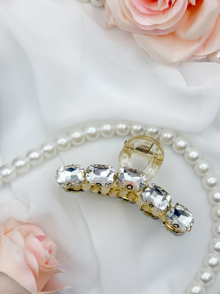 The Juliette Rhinestone Hair Claw Clip