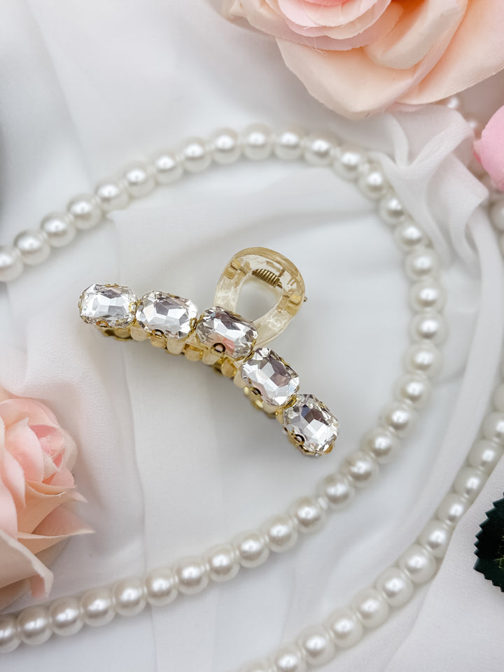 The Juliette Rhinestone Hair Claw Clip