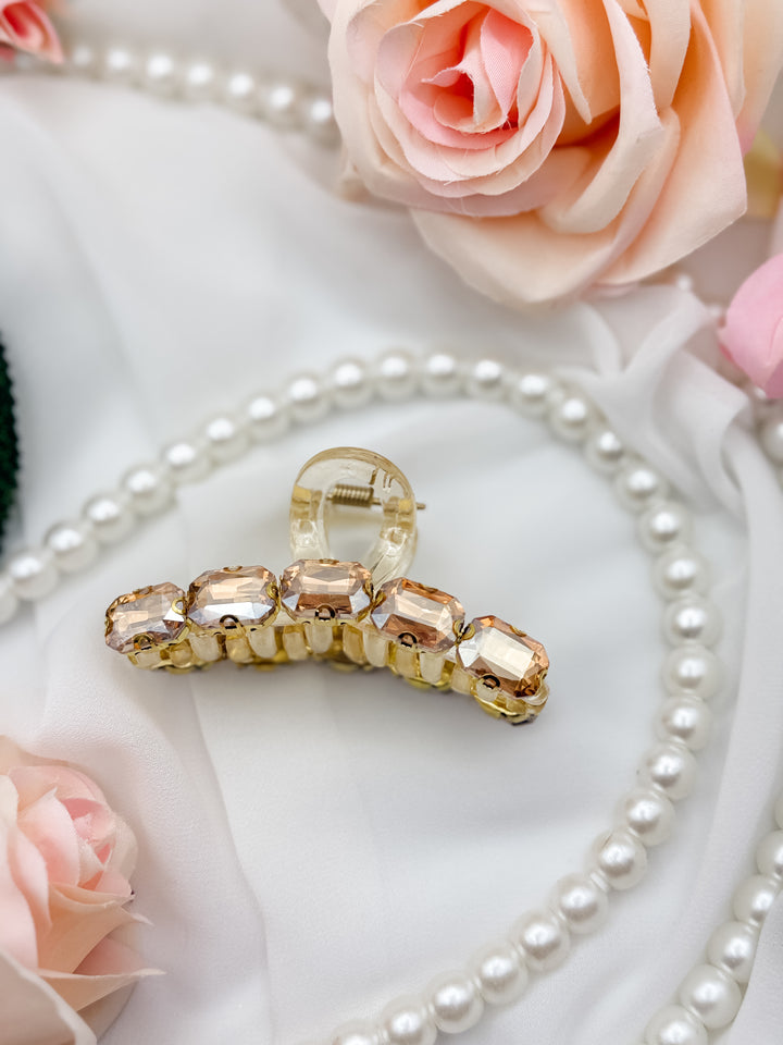 The Juliette Rhinestone Hair Claw Clip