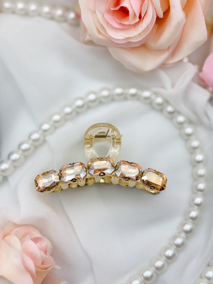 The Juliette Rhinestone Hair Claw Clip