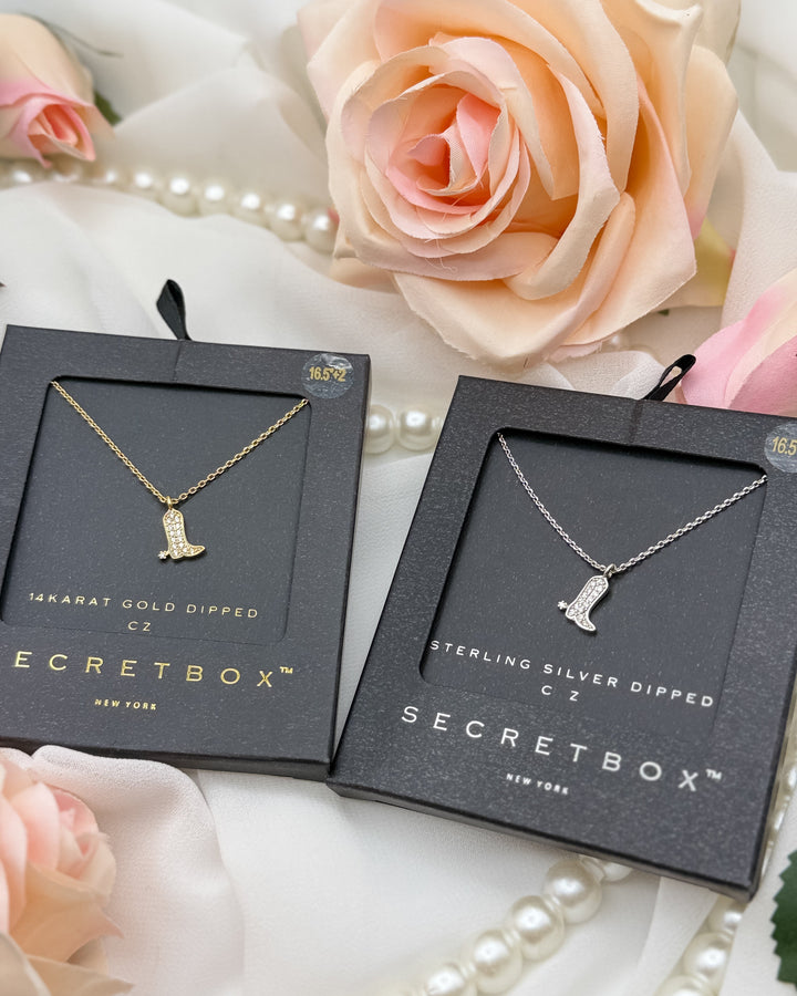 The Cowboy Boot Charm Necklace
