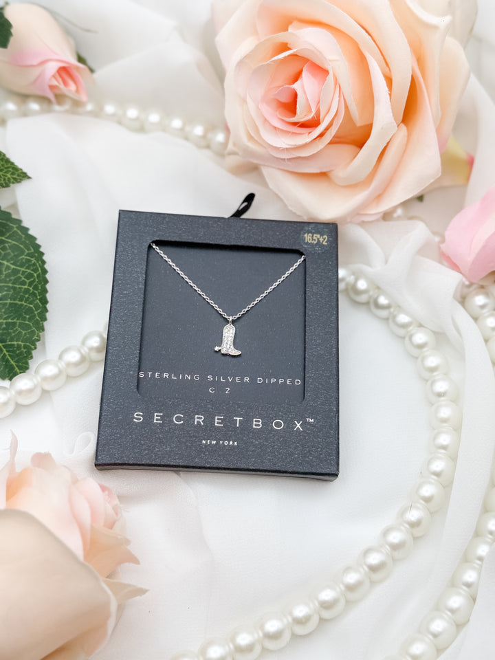 The Cowboy Boot Charm Necklace