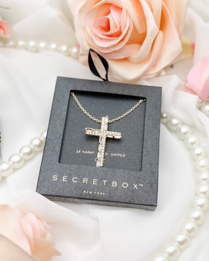 The Crystal Cross Necklace