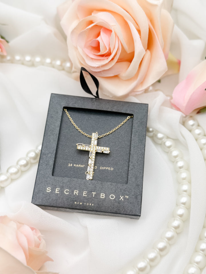 The Crystal Cross Necklace